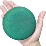 Esponja Verde Para Aplicar Cera Diâmetro 10cm Espessura 3cm JS - Imagem 2